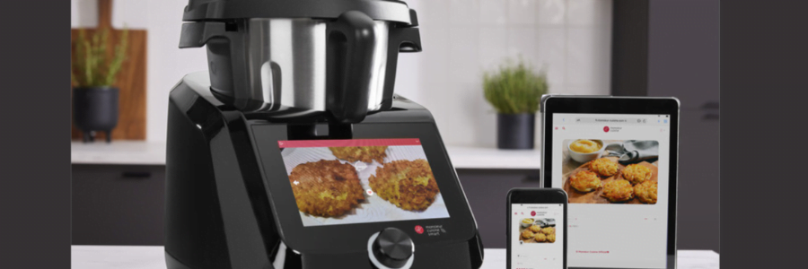 Le Monsieur Cuisine Smart Le nouveau héros de votre cuisine avec un écran tactile couleur de 8 pouces de haute qualité, des programmes automatiques complets, Cuisine guidée par vidéo et commande vocale via Google Assistant.