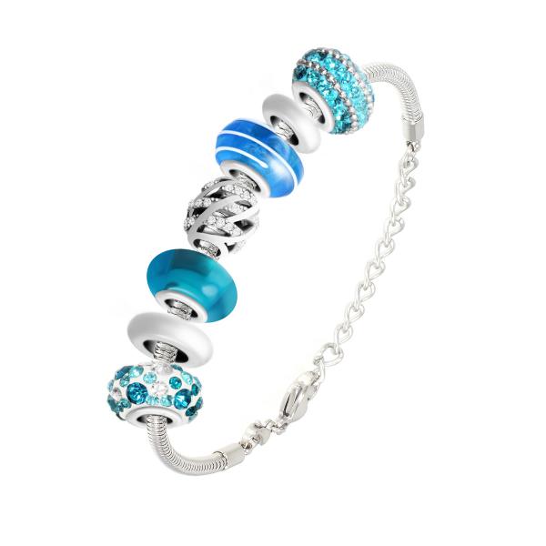 Bracelet charm et acier par SoCharm