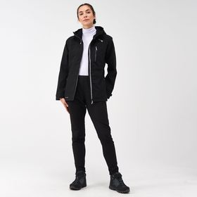 BriTedale Femme Veste de marche imperméable à capuche -Noir