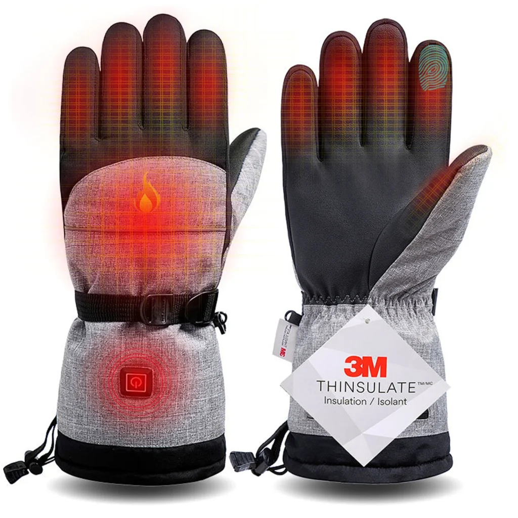 Gants chauffants thermiques électriques en coton imperméables, chauffe-mains d'hiver, gants métropolitains, cyclisme, moto, vélo, ski, extérieur, 3m