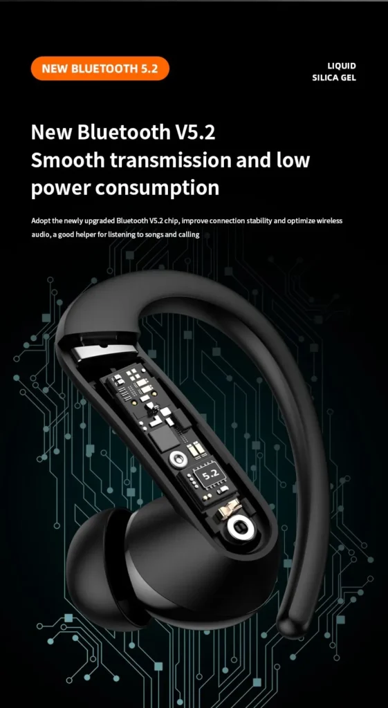 Lenovo-Écouteurs Bluetooth 5.2 étanches avec micro, écouteurs de sport sans fil, casque à crochet d'oreille, réduction du bruit, casque de jeu, T50