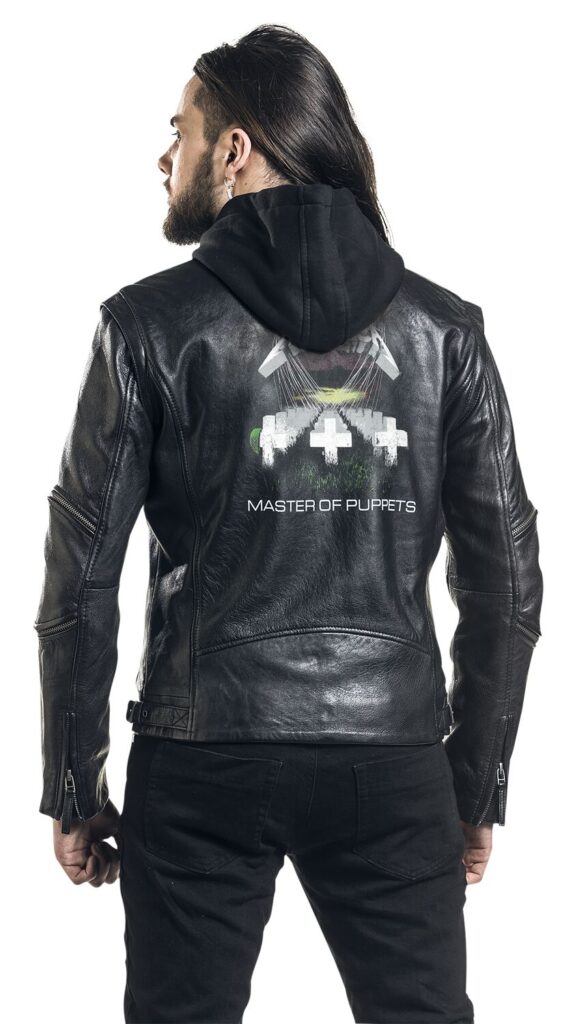 Master Of Puppets - Veste en cuir - noir par Metallica