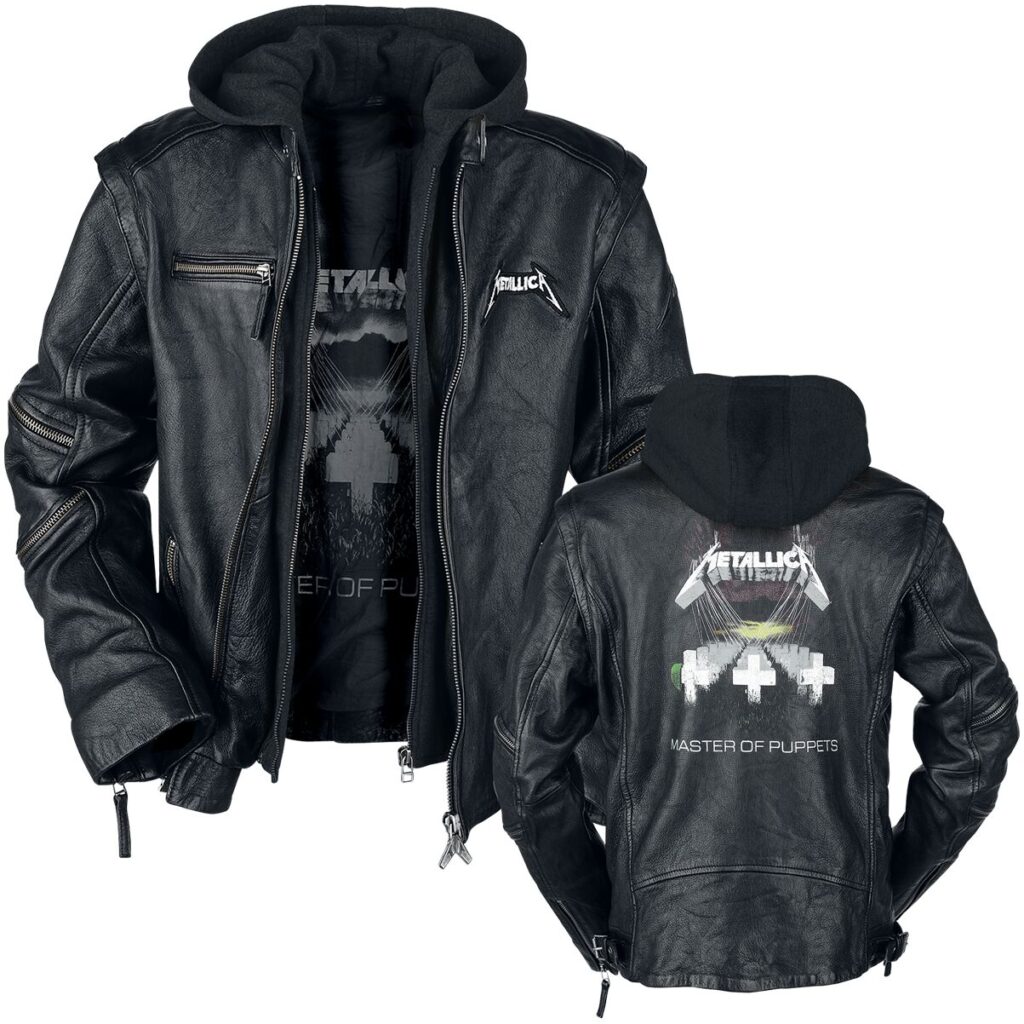 Master Of Puppets - Veste en cuir - noir par Metallica