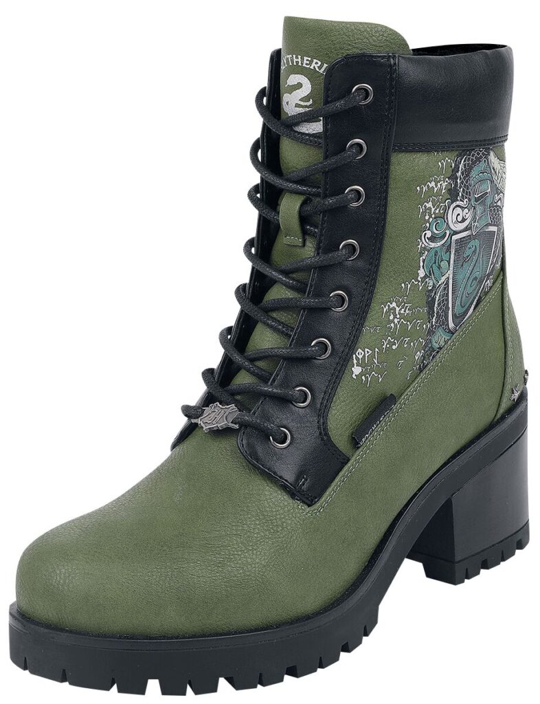 Serpentard - Bottes lacées - vert foncé par Harry Potter