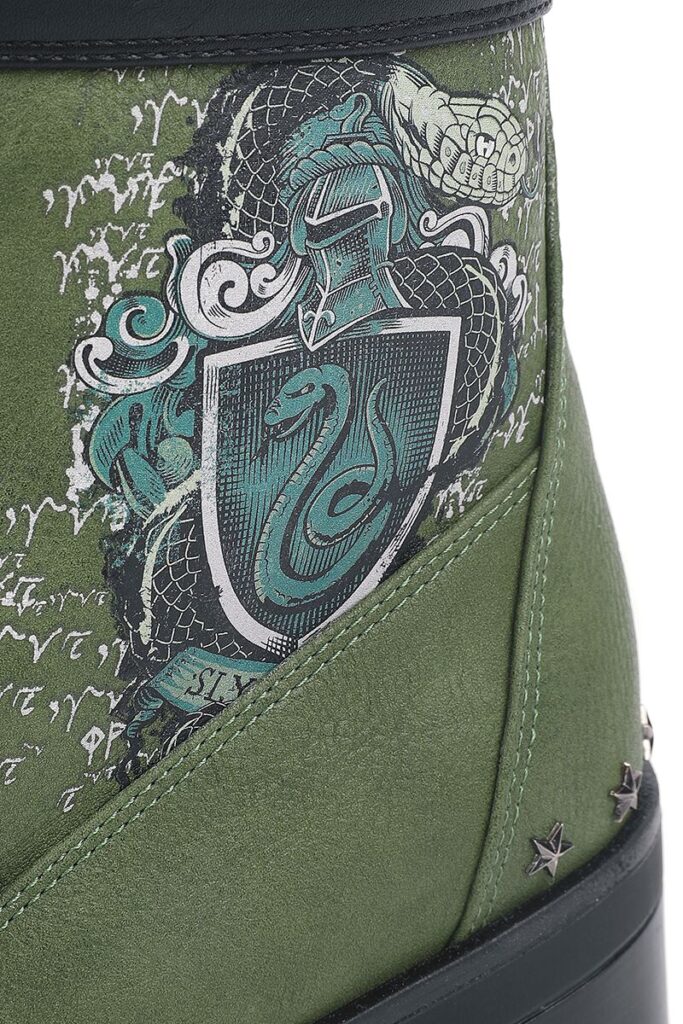 Serpentard - Bottes lacées - vert foncé par Harry Potter