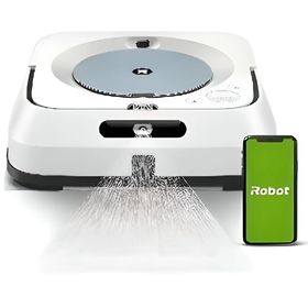 iRobot® Braava® Jet m6134 Robot laveur de sols - Connecté WiFi - Pulvérisateur de haute précision