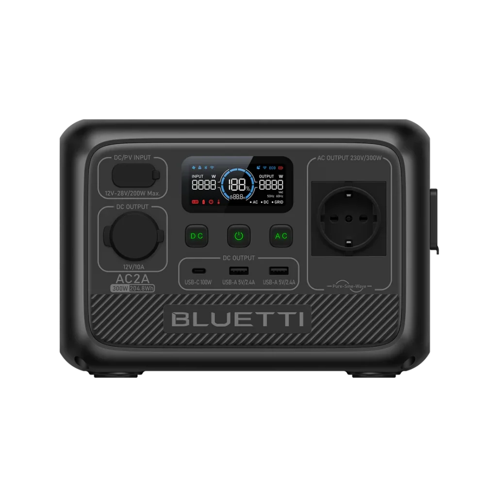 BLUETTI AC2A Station électrique portable - 300 W - 2048 Wh