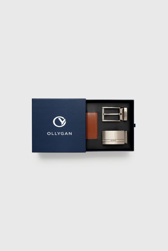 Coffret ceinture en cuir Natal