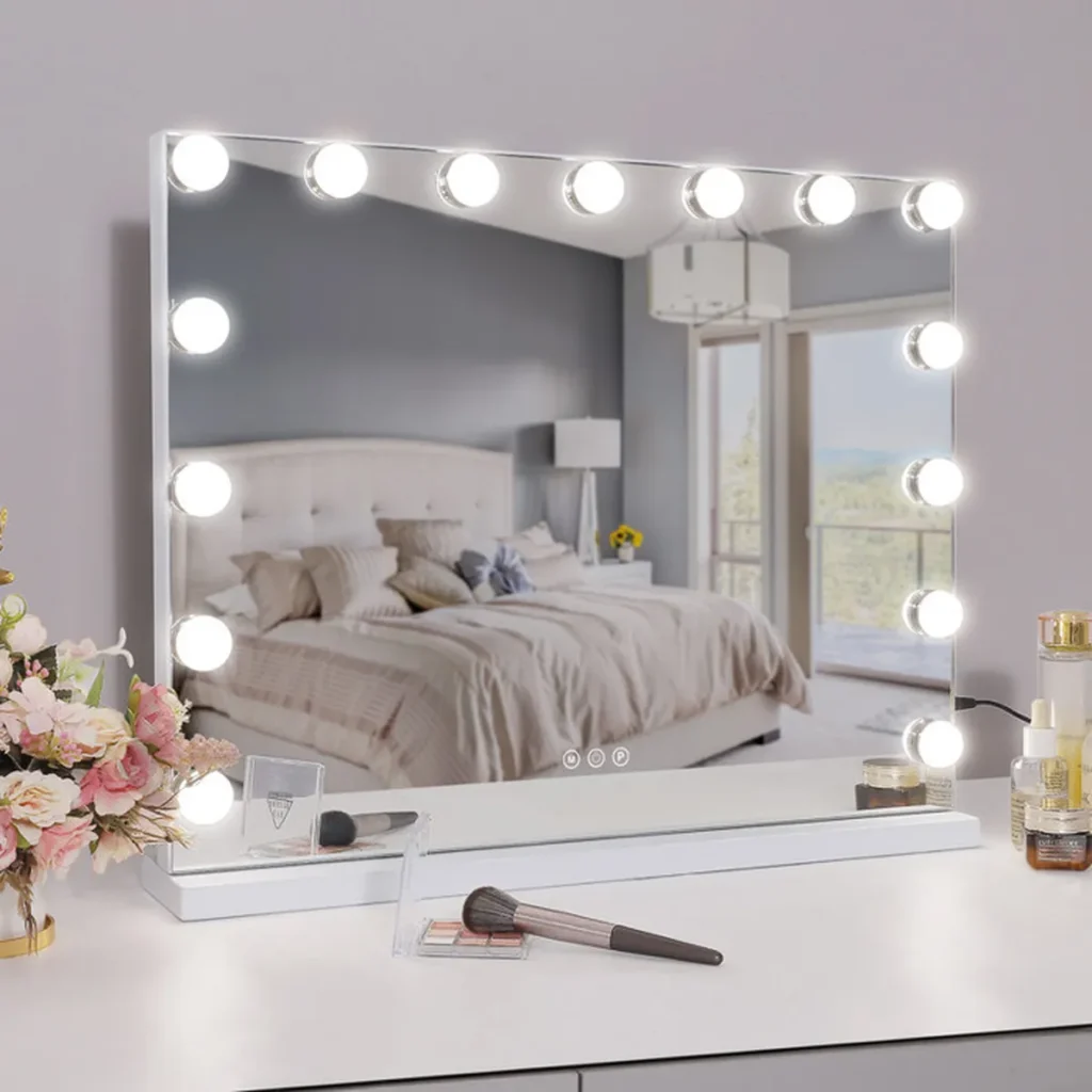 FENCHILIN Hollywood 15 LED miroir de maquillage lumineux