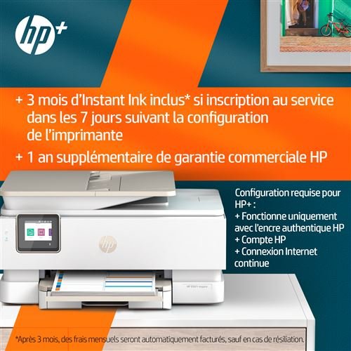 Imprimante multifonction Tout-en-un HP Envy Inspire 7920e Blanc